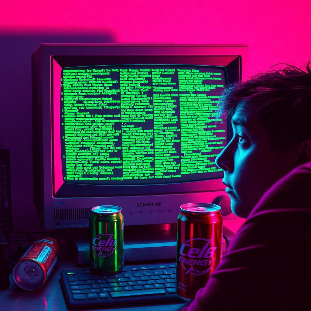 Me looking at the code I wrote at 3AM.